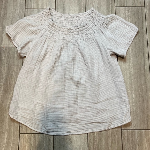 Michael Stars | Off Shoulder Double Gauze Top Size Medium - Picture 2 of 7